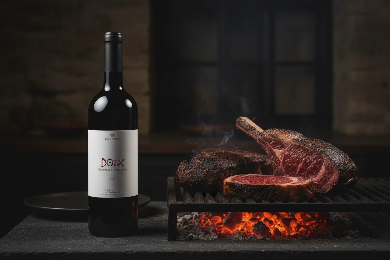 Maridaje Doix 2022 Mas Doix Priorat × Carnes de Buey Maduradas a la Brasa