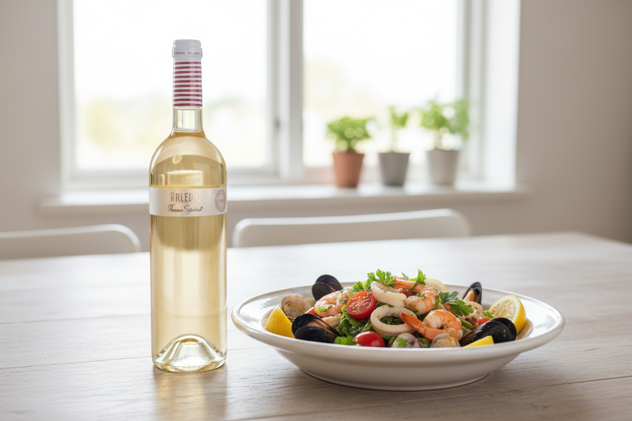 Maridaje - Ensalada de Mariscos