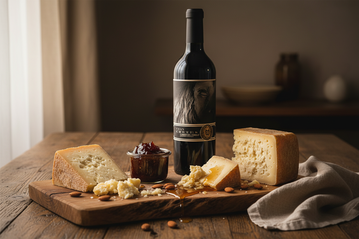 Maridaje Gran Certus 2016 Selección Especial con Quesos de Oveja Muy Curados