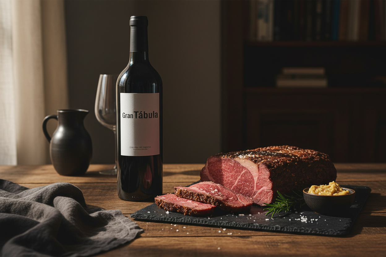 Maridaje Gran Tábula 2016 Ribera del Duero con Dry Aged
