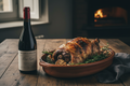 Maridaje Hacienda Solano Viñas Viejas 2020 Ribera del Duero con Lechazo Asado al Horno de Leña