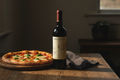 Maridaje Kosher Binyamina Moshava Merlot Israel con Pizza de Horno de Leña