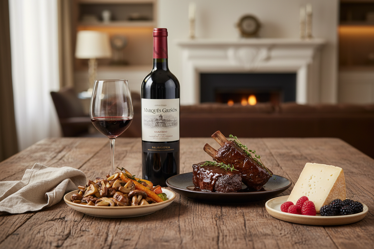 Maridaje Marqués de Griñón Graciano