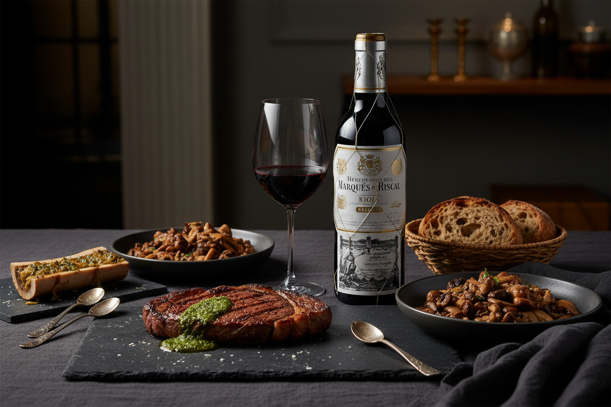 Maridaje Marqués de Riscal Reserva 750ml