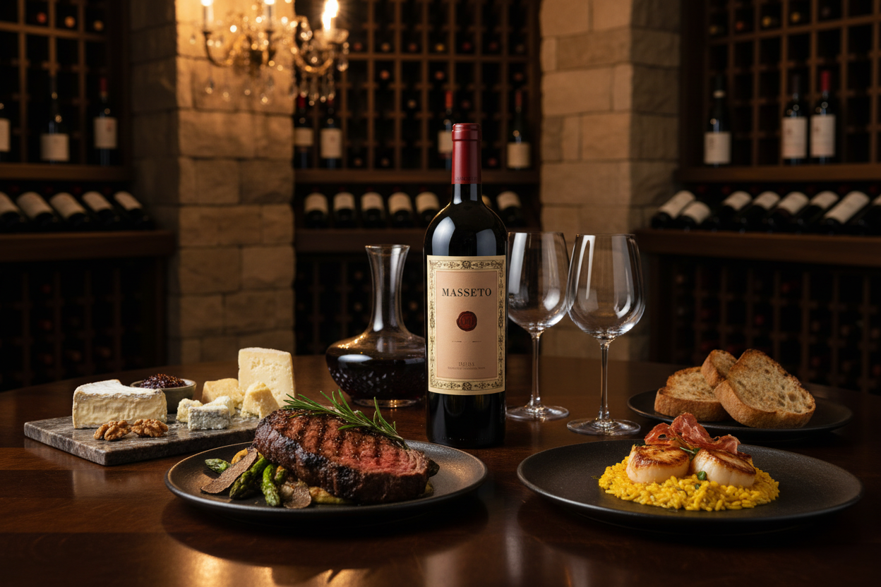 Maridaje Masseto 2021 Merlot Bolgheri
