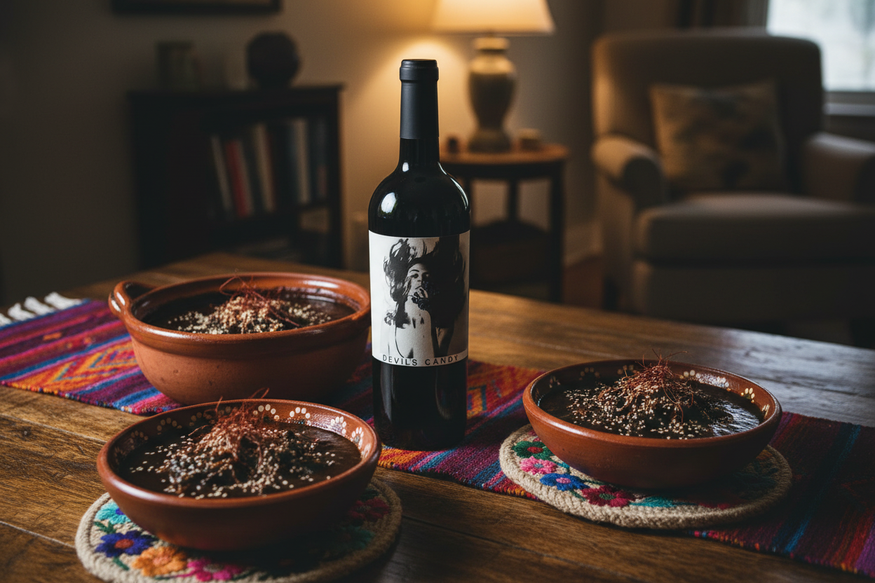 Maridaje mole poblano