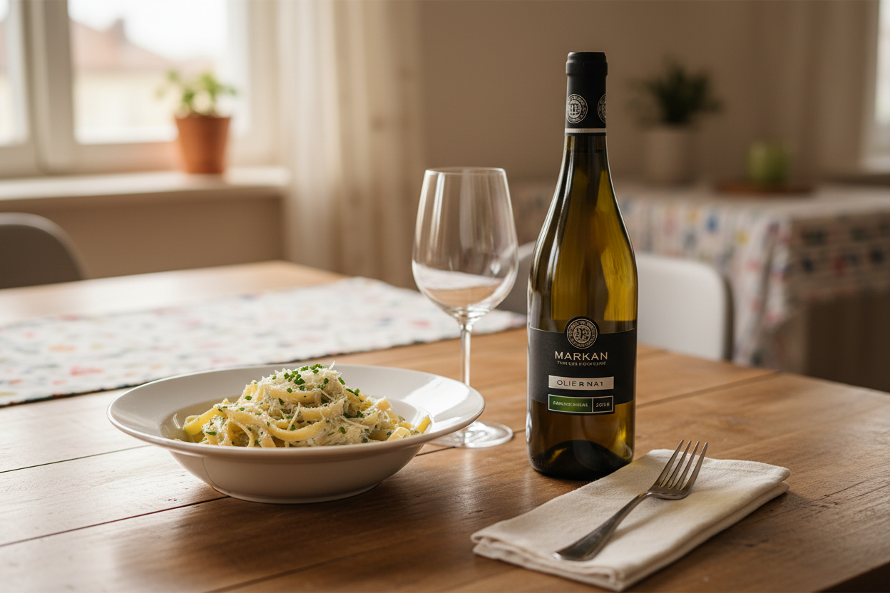 Maridaje - Pasta con Salsa Blanca