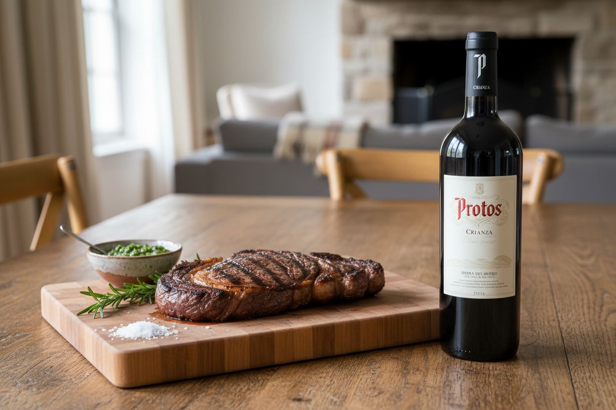 Maridaje - Protos Crianza Carnes Rojas