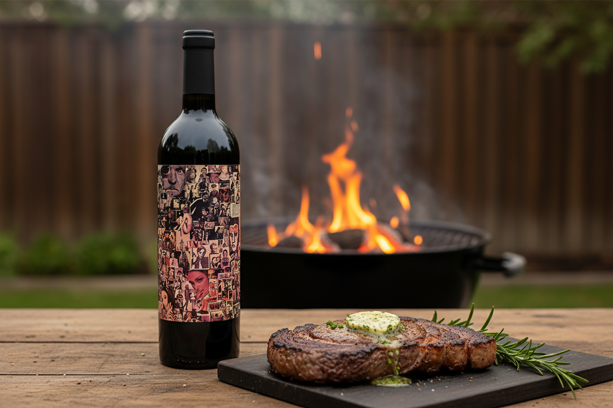 Maridaje Rib Eye a las brasas