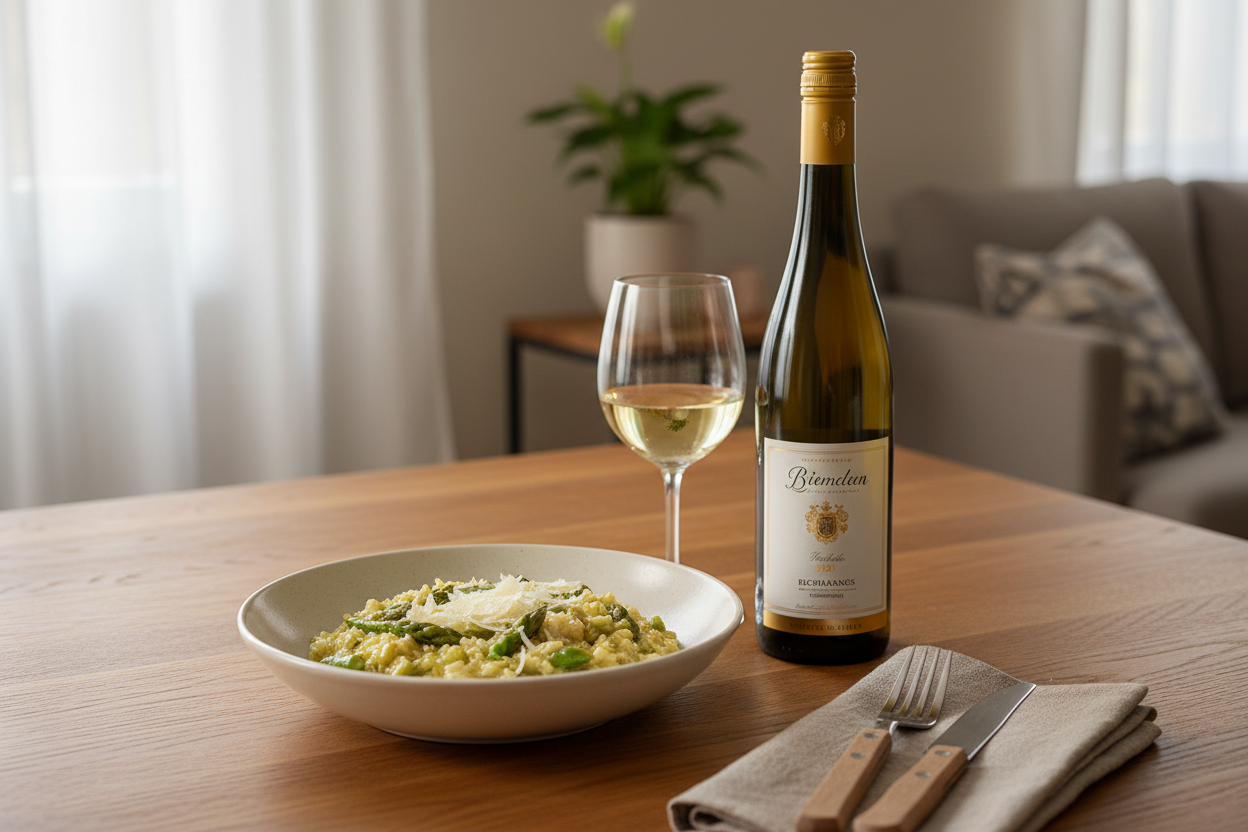 Maridaje - Risotto de Espárragos