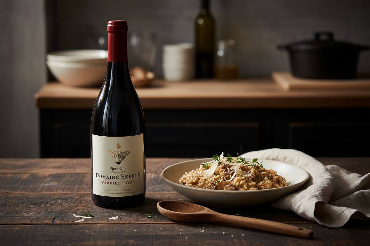 Maridaje Risotto Porcini