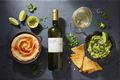 Maridaje Sauvignon Blanc Joven Chile - Hummus & Guacamole con Limón