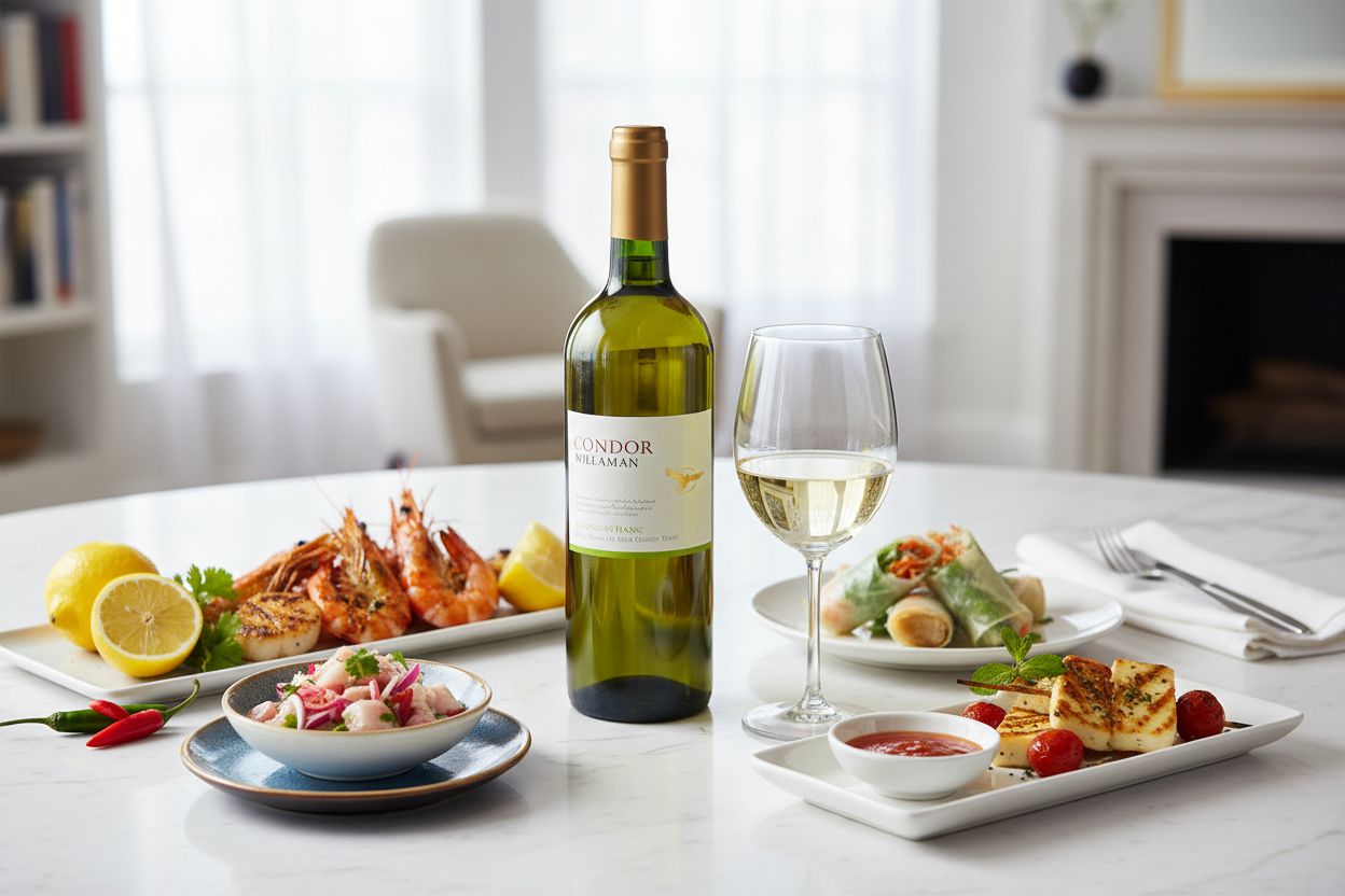 Maridaje Sauvignon Blanc Valle Central