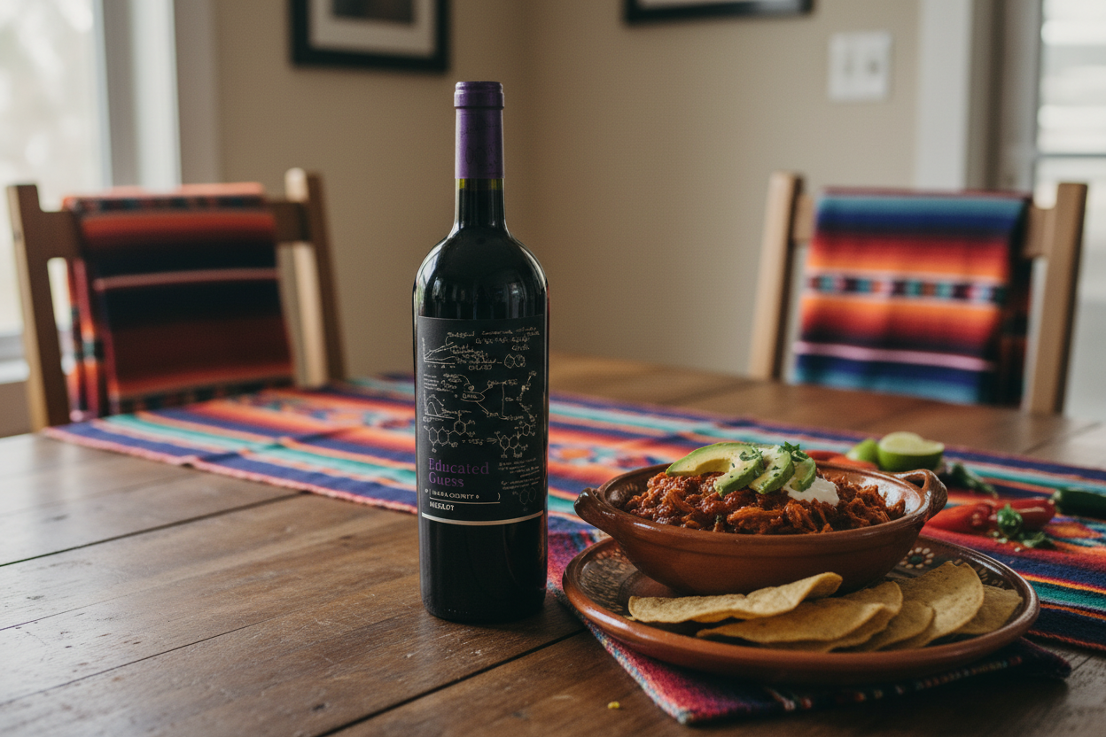 Maridaje tinga de pollo