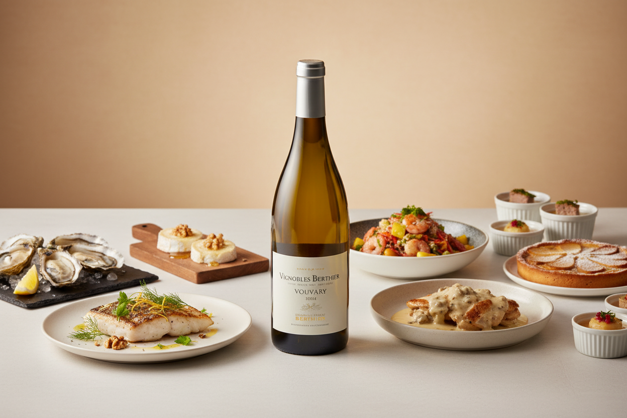 Maridaje Vignobles Berthier Vouvray 2024