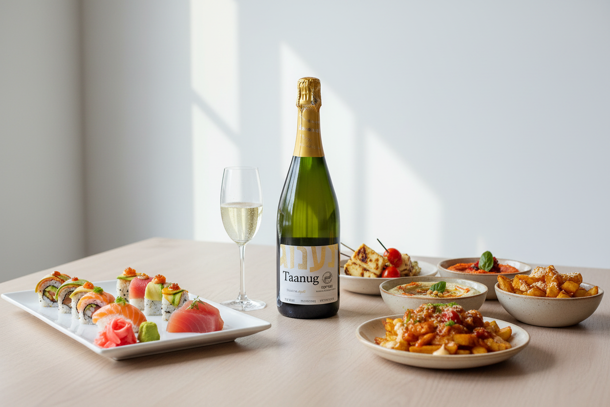 Maridaje Vino Espumoso Taanug Cava