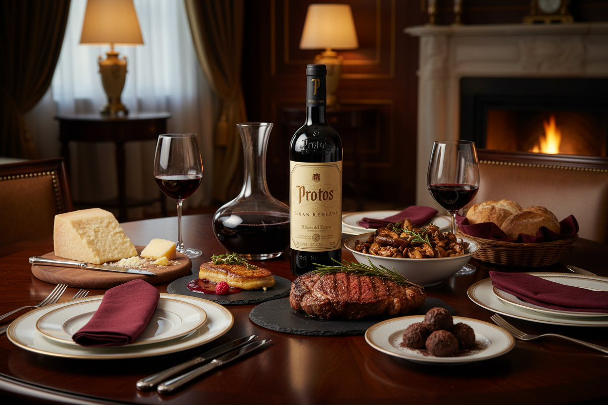 Maridaje Vino Protos Gran Reserva