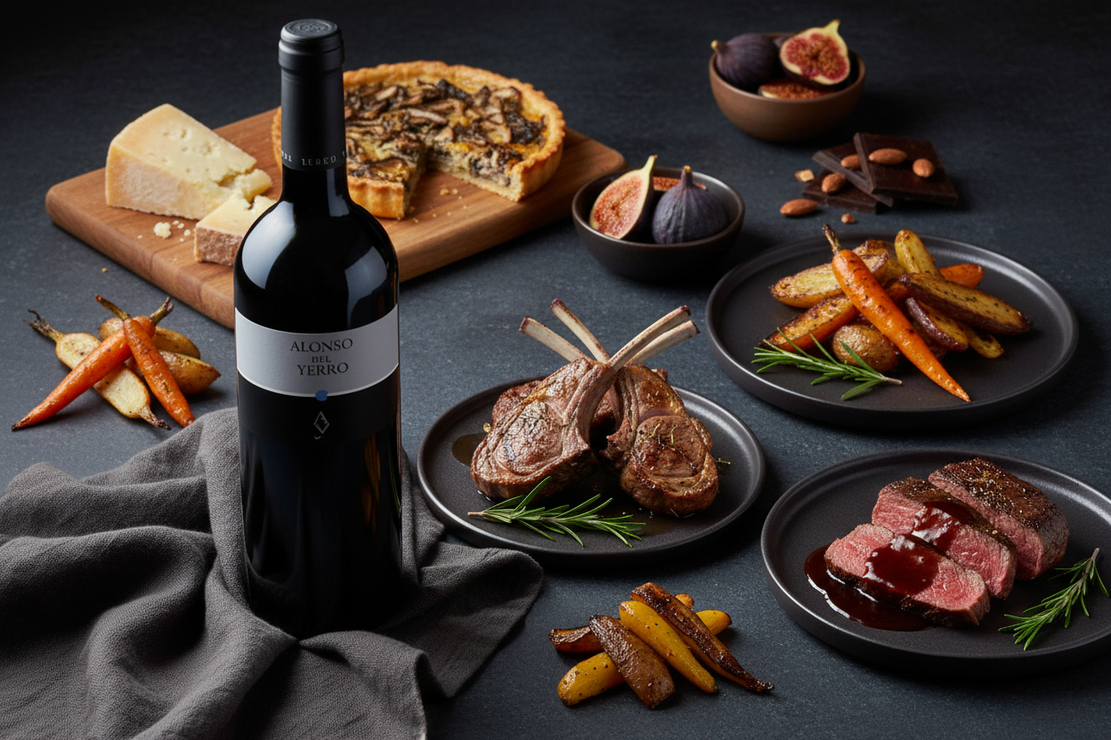 Maridaje Vino Tinto Alonso del Yerro 2019slider_item_HiMBLA