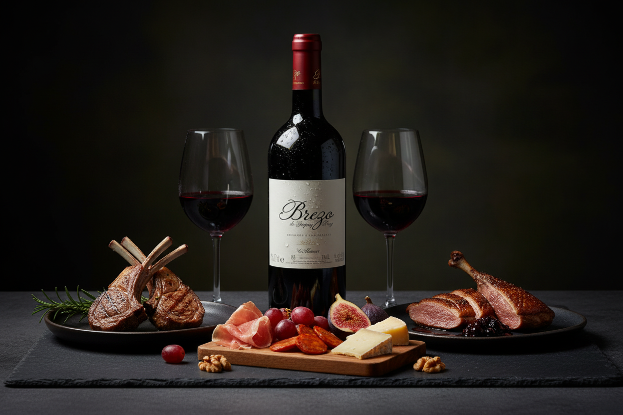 Maridaje Vino Tinto Brezo 2023