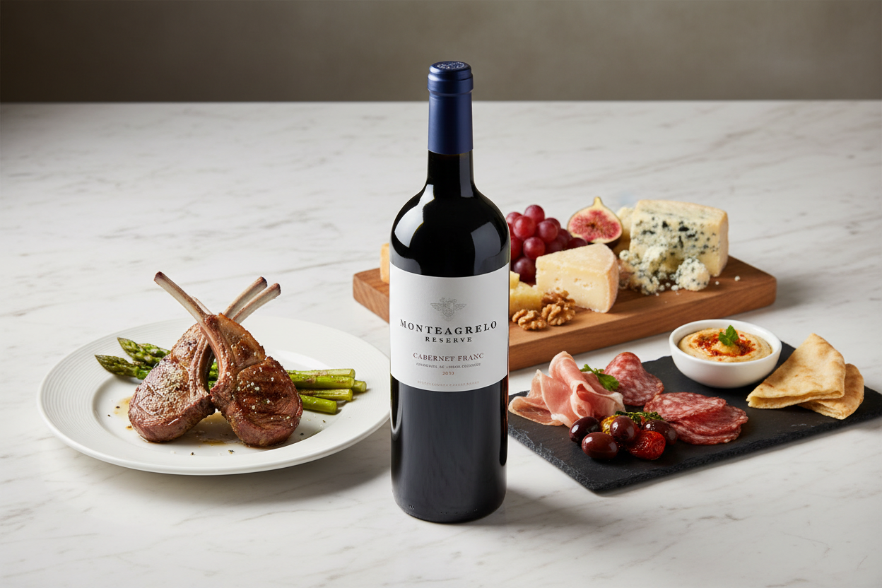 Maridaje Vino Tinto Monteagrelo Cabernet Franc