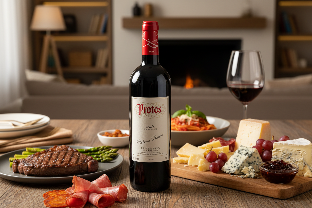 Maridaje Vino Tinto Protos Robleslider_item_HiMBLA