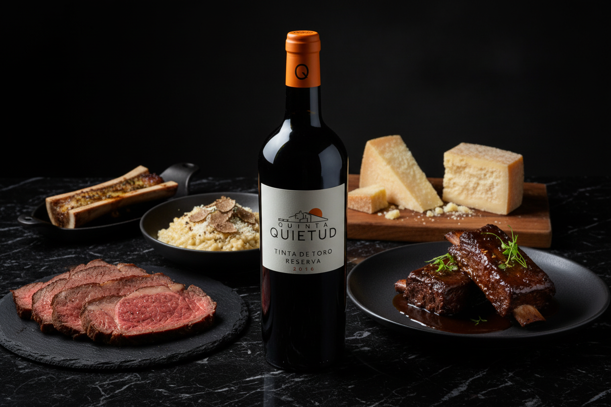 Maridaje Vino Tinto Quinta Quietud 2019slider_item_HiMBLA