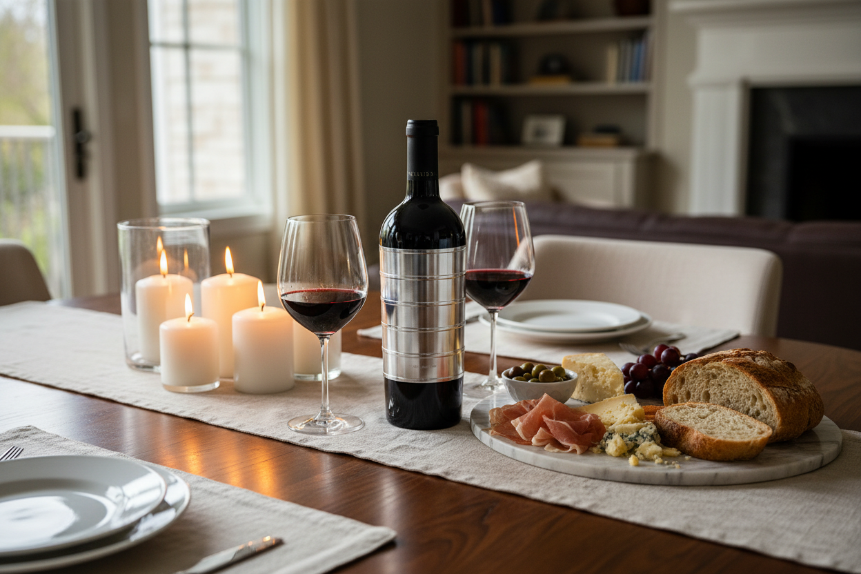 Maridaje Vino Tinto Vineyard 36 Five Bands