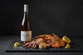 Mariscos a la plancha con Roselito