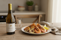 Mariscos a la plancha con Vallegarcía Viognier 2023