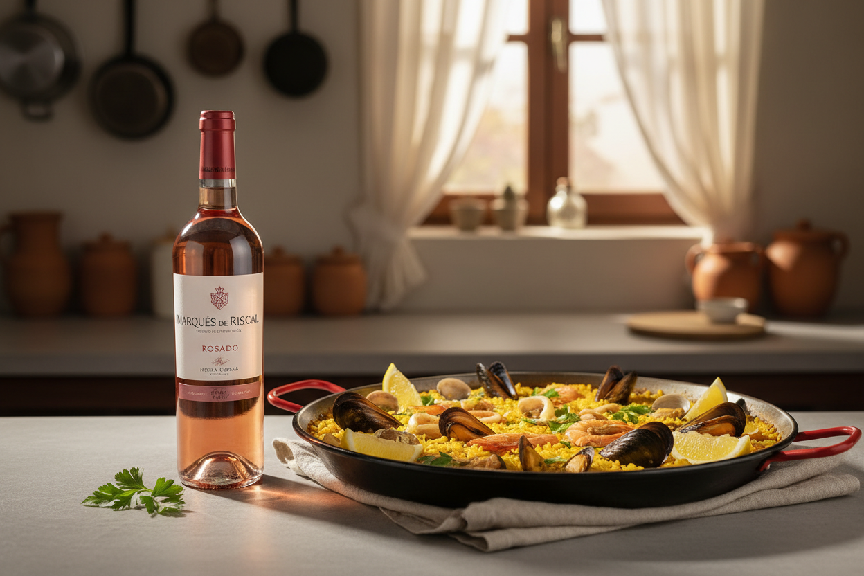 Marqués de Riscal Rosado Paella Mariscos