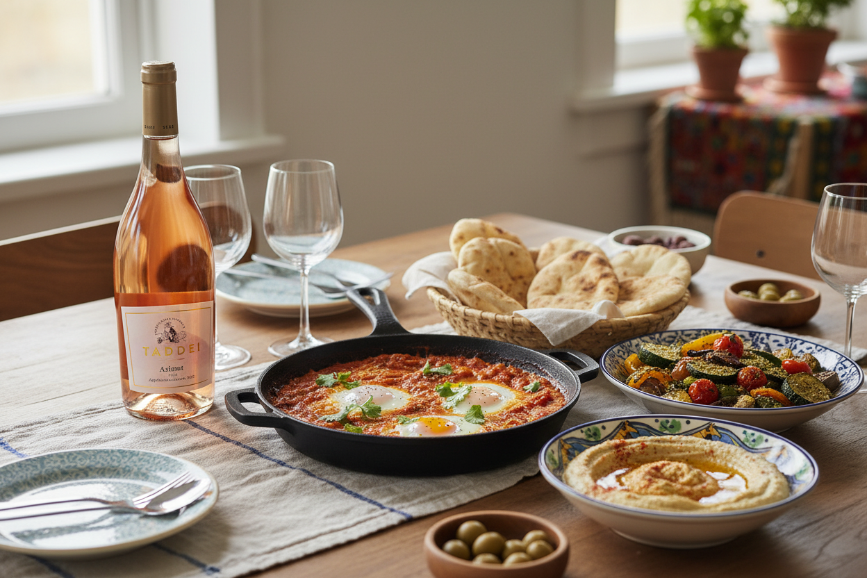 Mediterránea especiada con Tabor Adama Rosé