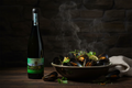 Mejillones al vapor con Txakoli