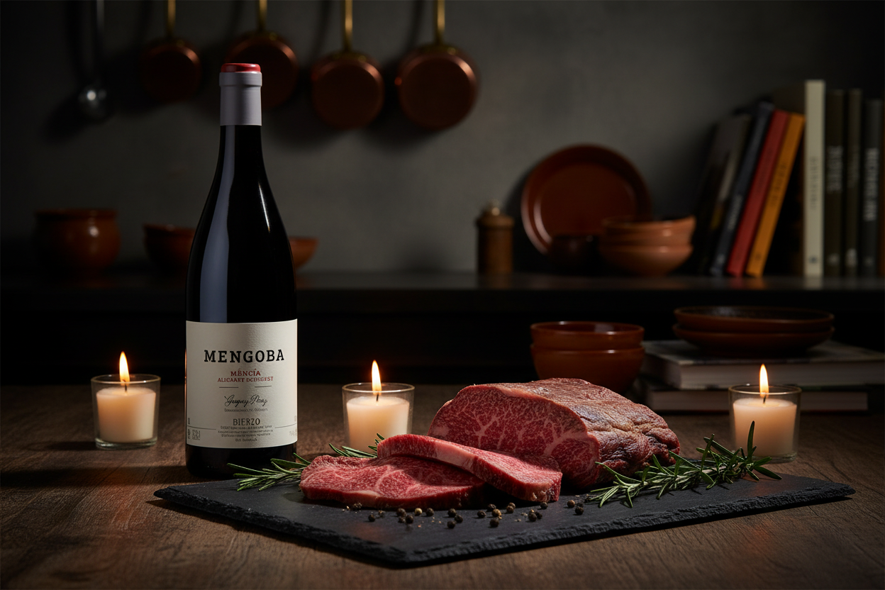 Mengoba Mencía con Ternera Madurada