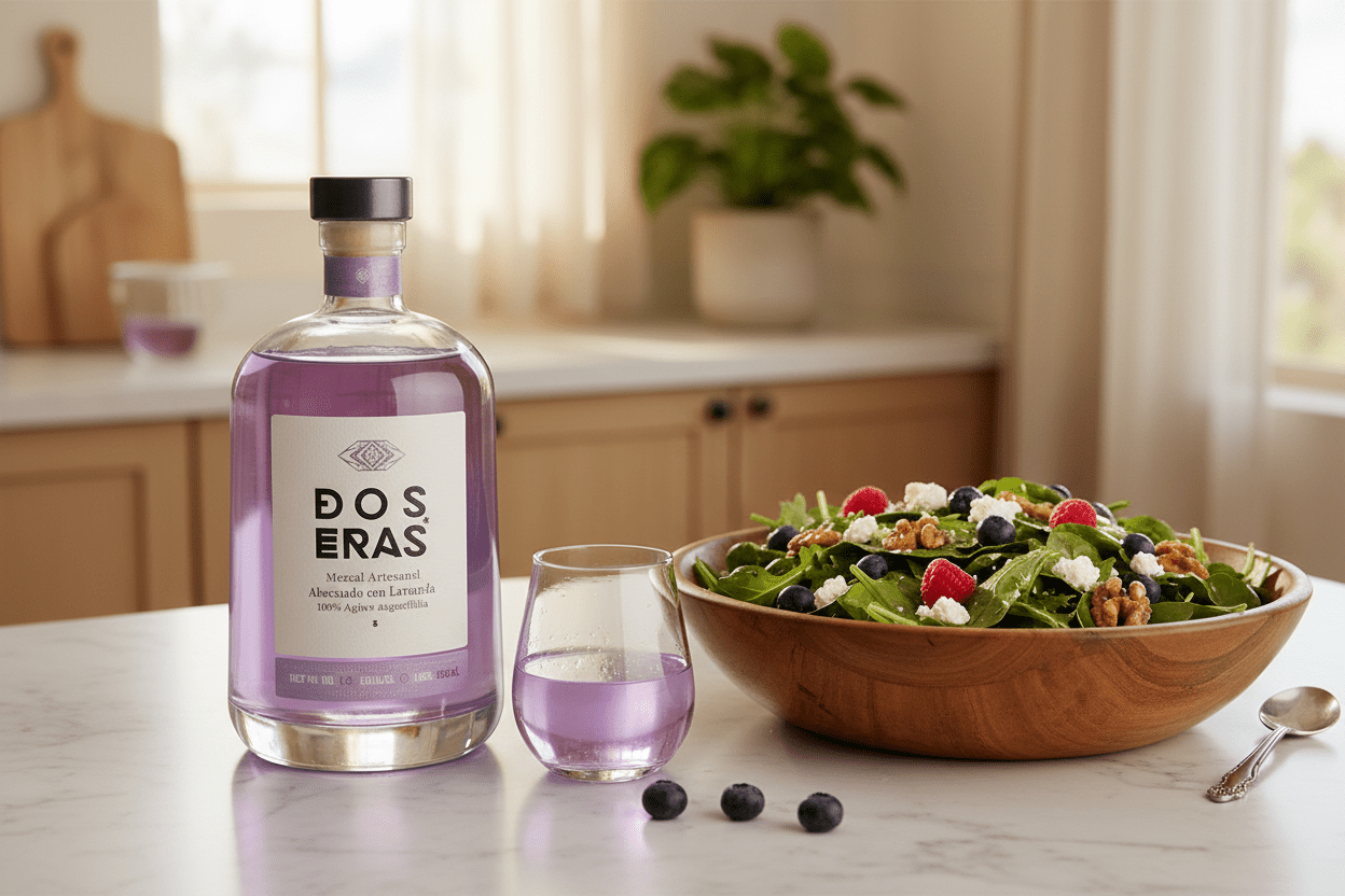 Mezcal Artesanal Dos Eras Abocado y Lavanda - La Cava
