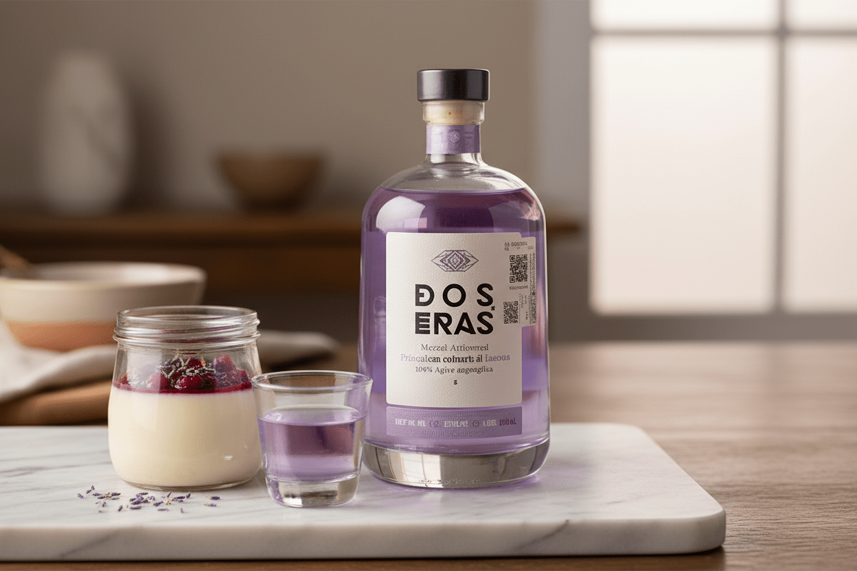 Mezcal Artesanal Dos Eras Abocado y Lavanda - La Cava