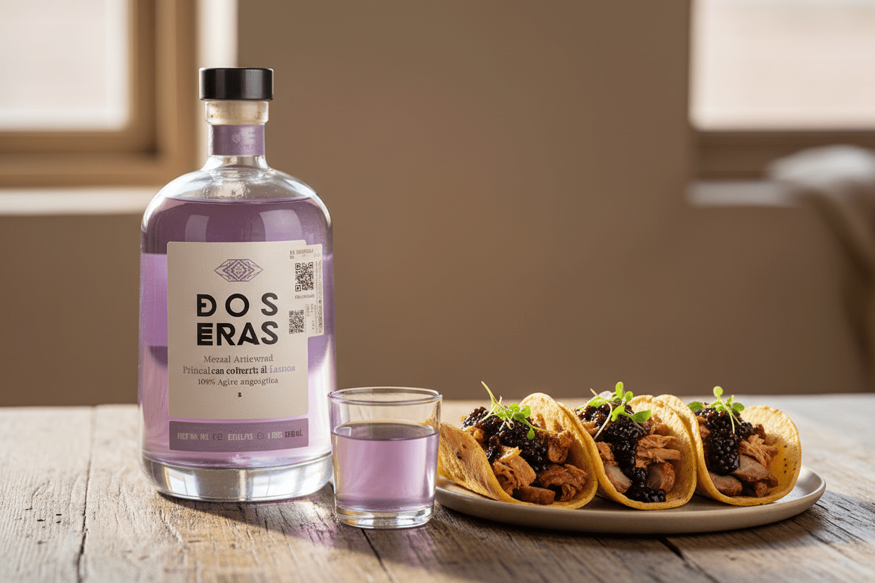 Mezcal Artesanal Dos Eras Abocado y Lavanda - La Cava