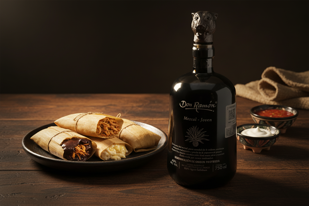Mezcal con Tamales
