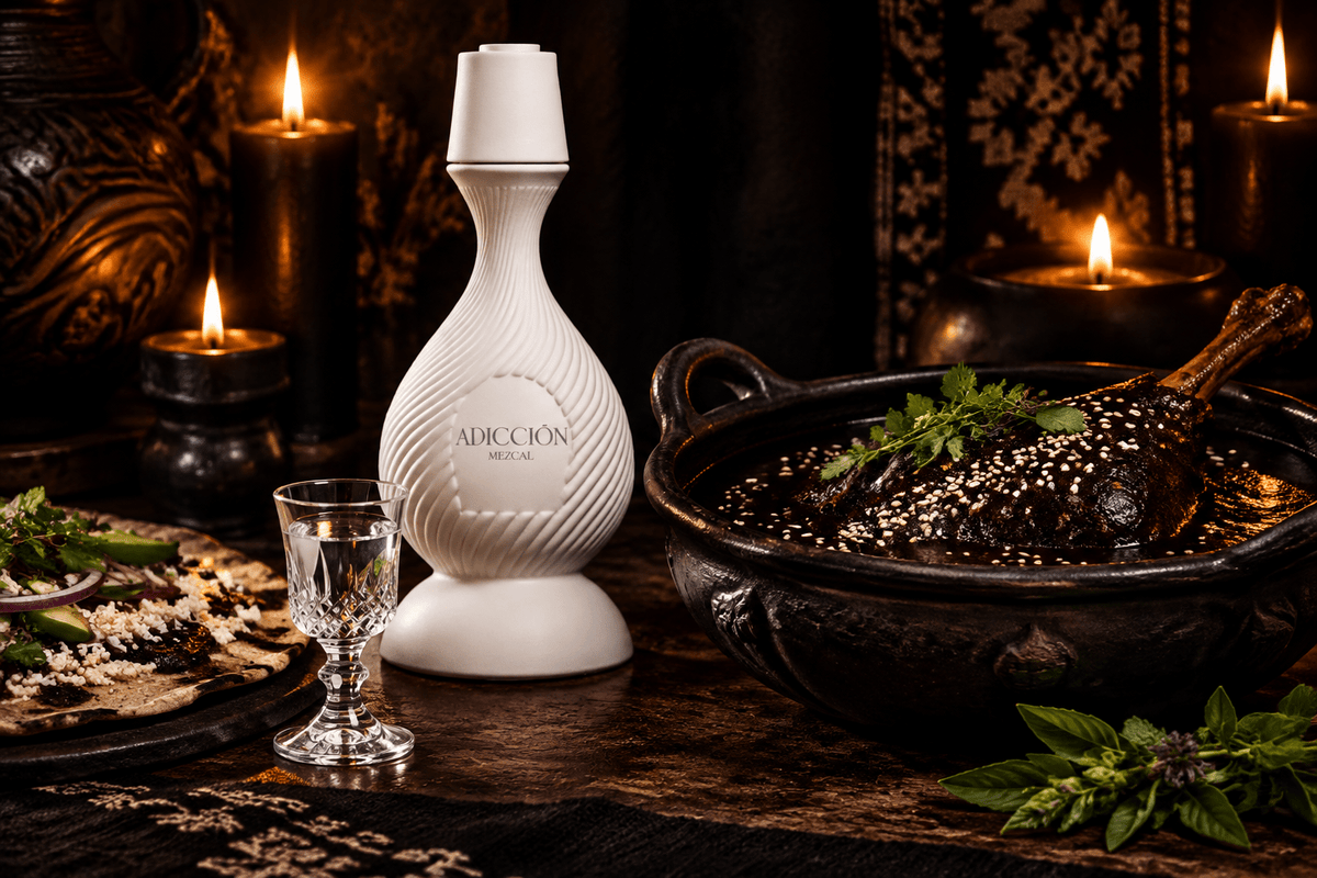 Mezcal Espadín Adicción 700ml - La Cava