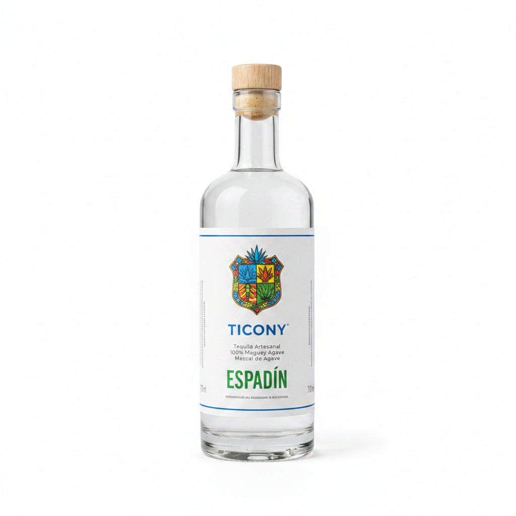 Mezcal Espadín Ticony Botella Blanca - La Cava