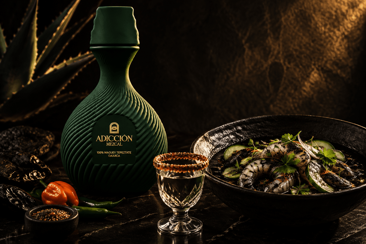 Mezcal Spicy Tepeztate Adicción 700ml 40° - La Cava