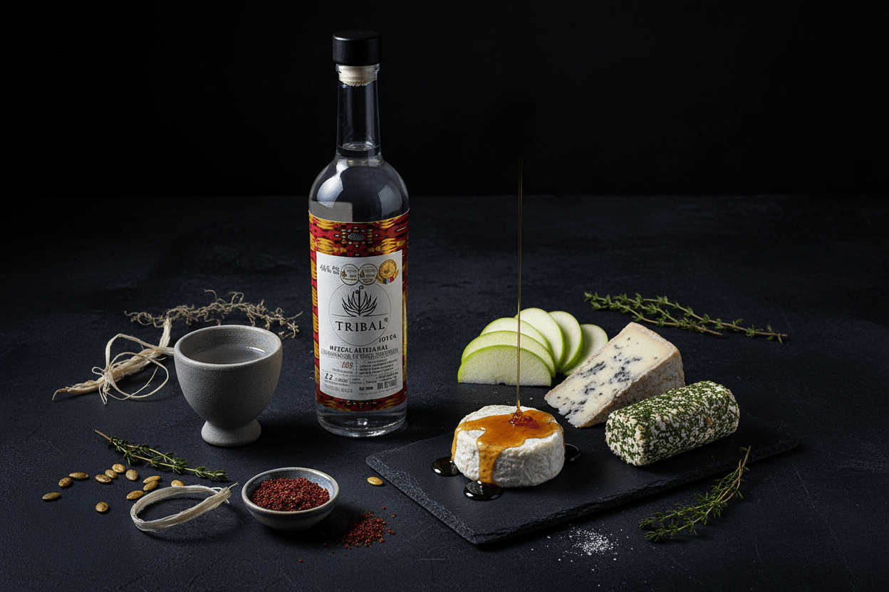 Mezcal Tribal Ensamble 103, Espadín, Cuishe y Tobalá 750 Ml. 46° - La Cava