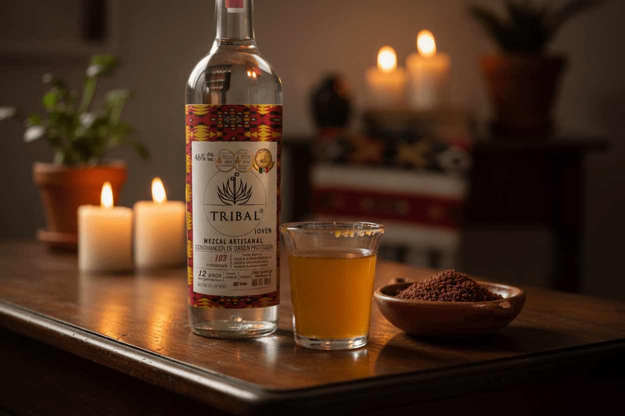 Mezcal Tribal Ensamble 103, Espadín, Cuishe y Tobalá 750 Ml. 46° - La Cava