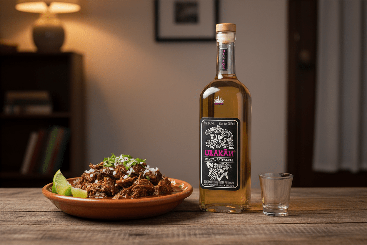 Mezcal Urakan Black 45° - La Cava