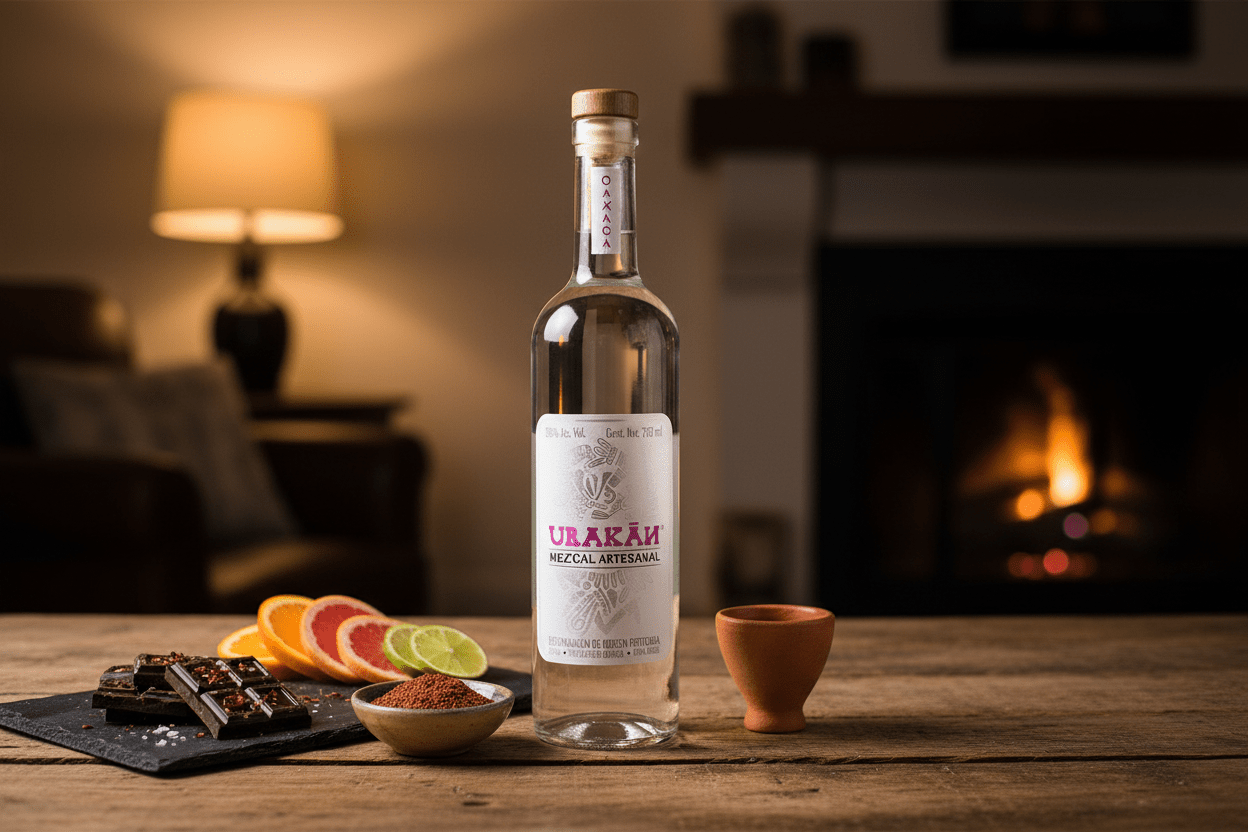 Mezcal Urakan Plata 38° - La Cava