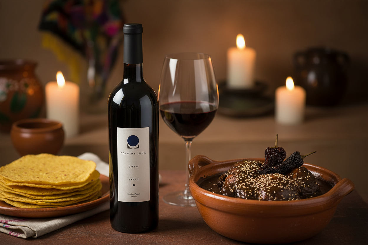 Mole con Pozo de Luna Syrah