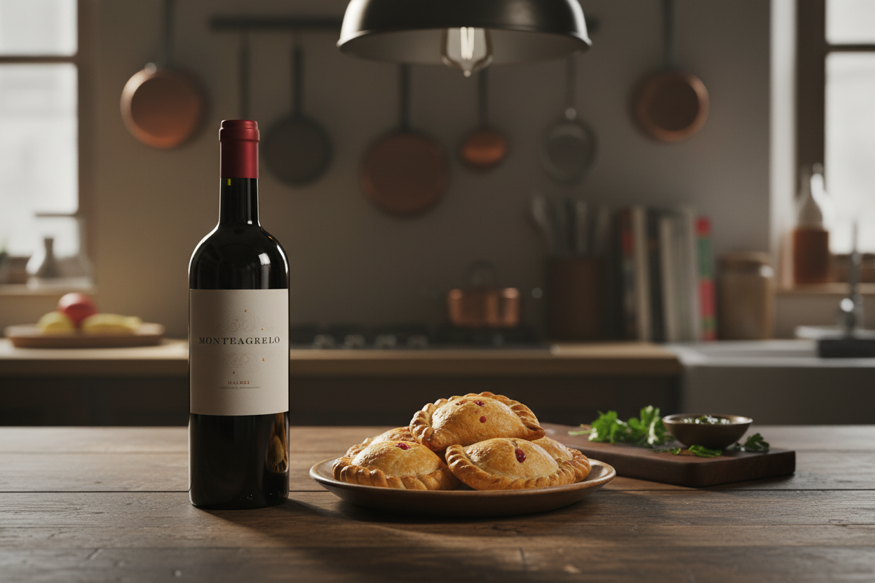 Monteagrelo Malbec con Empanadas