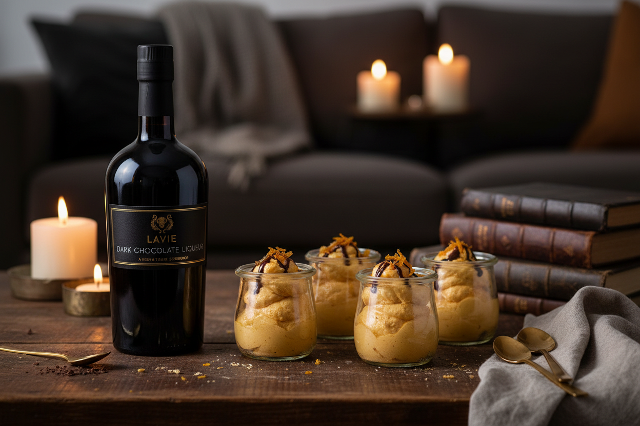 Mousse de naranja amarga con Lavie Dark Chocolate