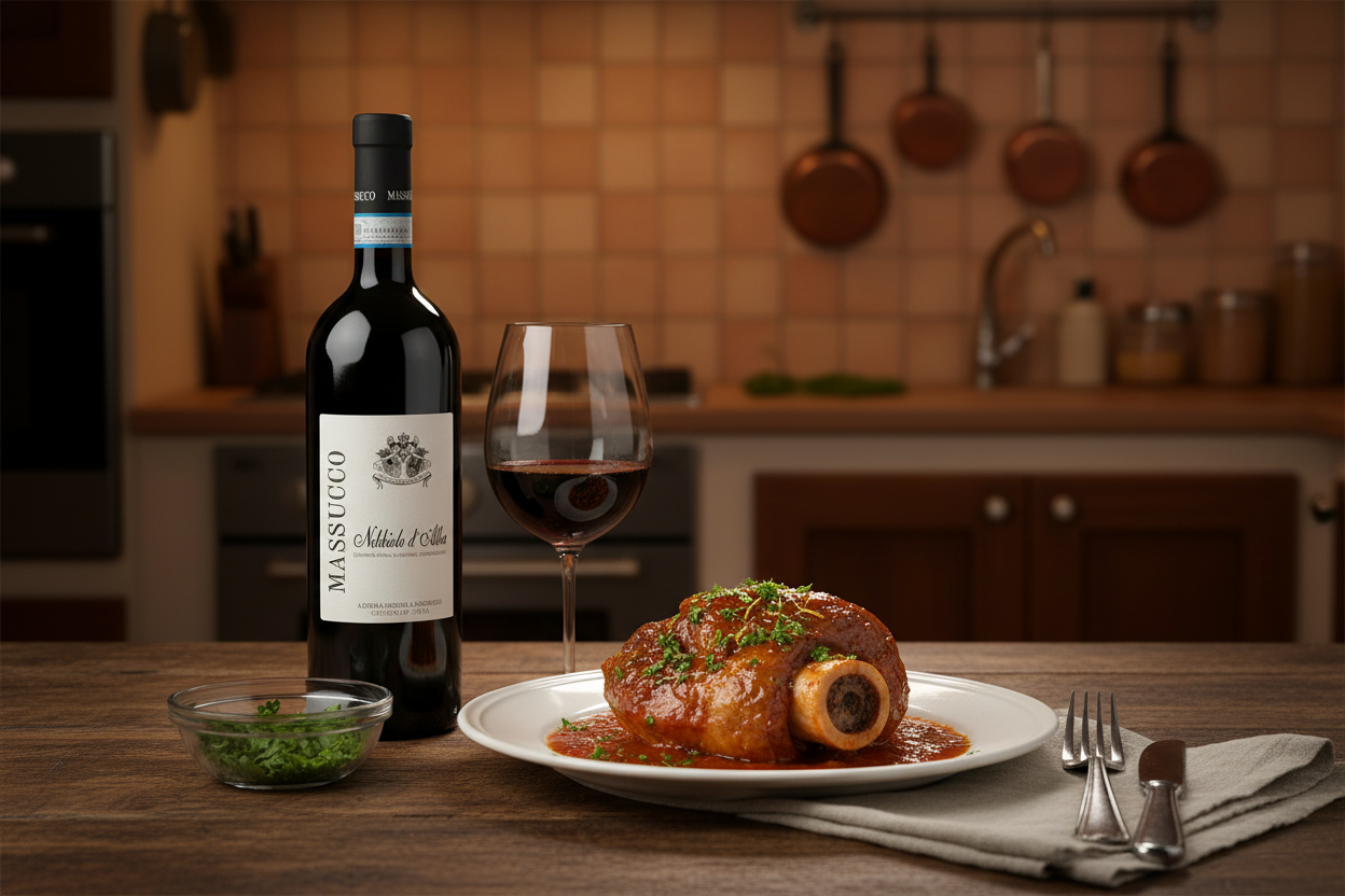 Nebbiolo d'Alba con ossobuco