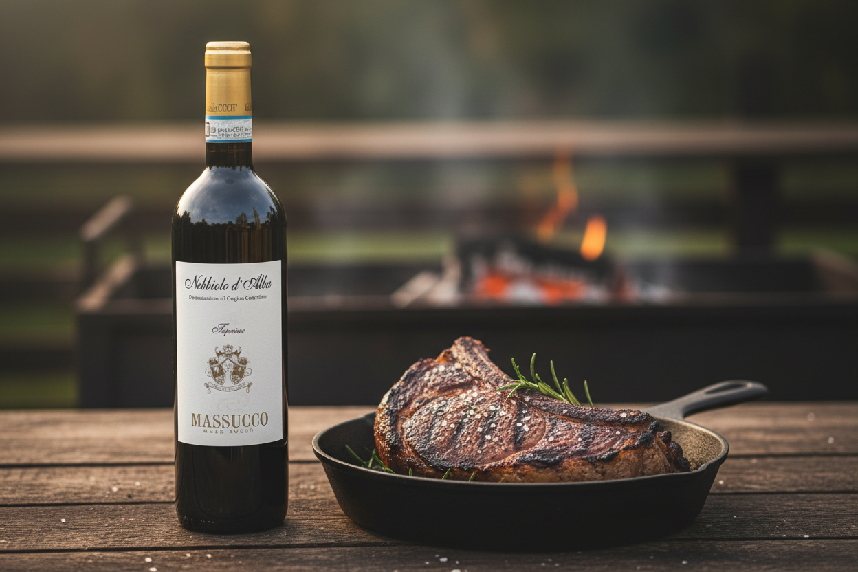 Nebbiolo Superiore con Tomahawk