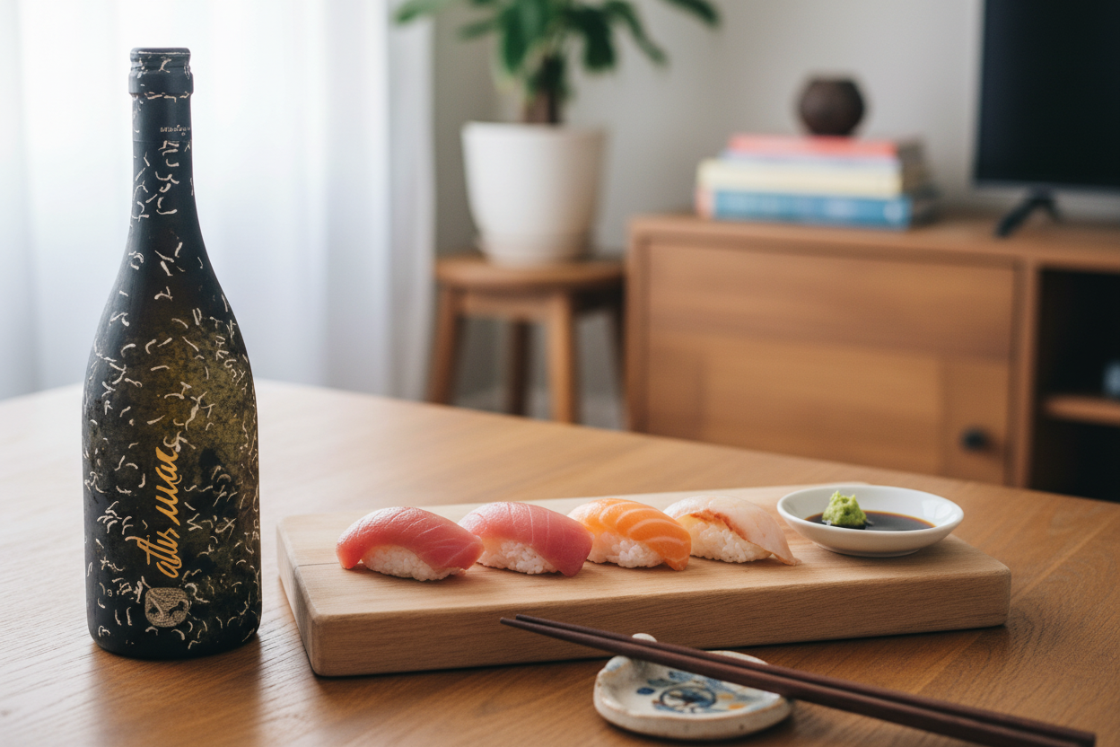 Nigiris premium de pescado graso